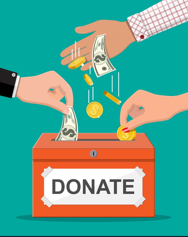 Demonstrating giving