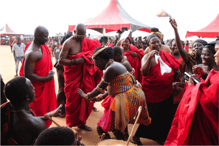 traditional dance at event
