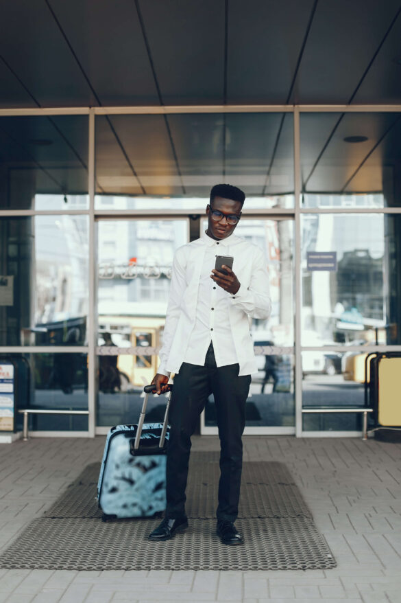 elegant black man moving back to ghana